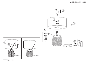 Handleiding Eglo 900824 Lamp