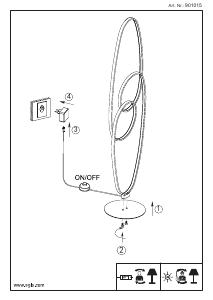 Handleiding Eglo 901015 Lamp