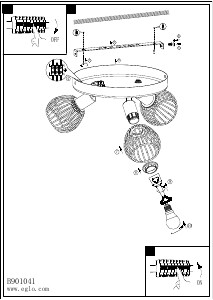 Handleiding Eglo 901041 Lamp