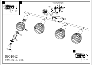 Handleiding Eglo 901042 Lamp