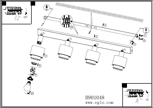 Handleiding Eglo 901048 Lamp