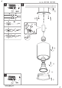 Handleiding Eglo 901168 Lamp