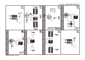 Handleiding Eglo 902038 Lamp