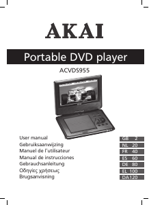 Bedienungsanleitung Akai ACVDS955 DVD-player