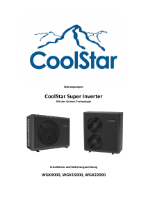 Bedienungsanleitung CoolStar WGK15000 Wärmepumpe