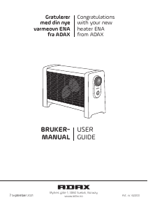 Bedienungsanleitung Adax ENA Heizgerät