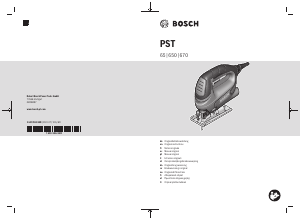 Manual Bosch PST 65 Serra de recortes