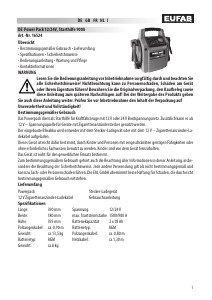 Handleiding EUFAB 16524 Accubooster