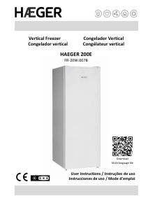 Manual de uso Haeger FR-20W.007B Congelador
