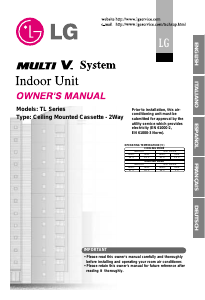 Manual LG ARNU18GTLA0 Air Conditioner