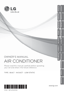 Manual LG ARNU12GB3G2 Air Conditioner