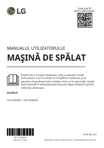 Manual LG F4X1008NWK Mașină de spălat