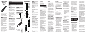 Bedienungsanleitung Nitecore EDC31 Taschenlampe