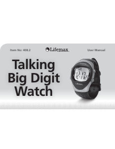 Handleiding Lifemax 408.2 Horloge