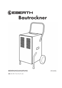 Mode d’emploi Eberth BT3-50L Déshumidificateur