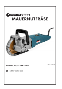 Handleiding Eberth HB1-EL2500 Muurfrees