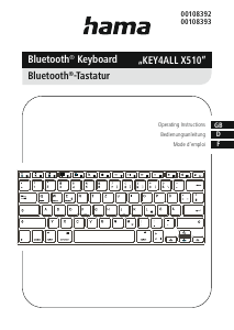 Manual Hama 00108392 Key4All X510 Keyboard