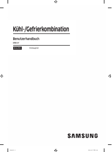 Bedienungsanleitung Samsung BRB38G705DWW Kühl-gefrierkombination
