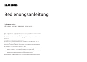 Bedienungsanleitung Samsung S49DG934SU LED monitor