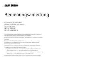 Bedienungsanleitung Samsung S24D600EAU LED monitor