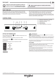 Manual de uso Whirlpool WHC20 T322 UK Frigorífico combinado