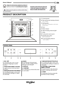 Mode d’emploi Whirlpool WOI7A8FPT1SBA Four