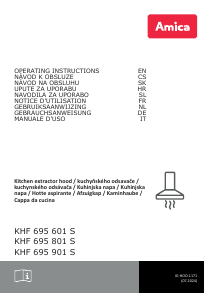 Bedienungsanleitung Amica KHF 695 901 S Dunstabzugshaube