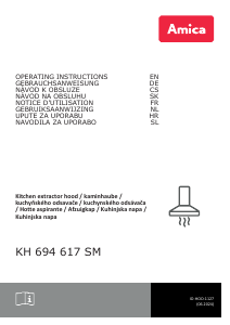 Manual Amica KH 694 617 SM Cooker Hood
