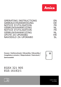 Manuál Amica EGSX 321 905 Mraznička