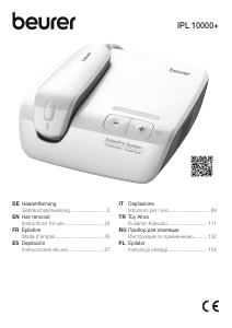Instrukcja Beurer IPL 10000+ SalonPro System Urządzenie IPL
