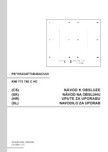 Manuál Amica KMI 773 780 C HC Varná deska
