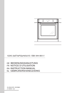 Mode d’emploi Amica EBX 944 800 V Four