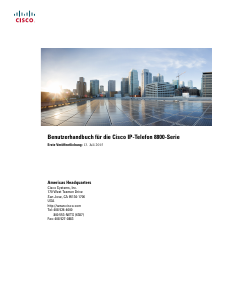 Bedienungsanleitung Cisco 8841 IP-telefon