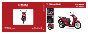 Bedienungsanleitung Honda SH150i (2019) Roller
