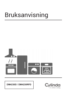 Bruksanvisning Cylinda DM 4230 RFD Diskmaskin