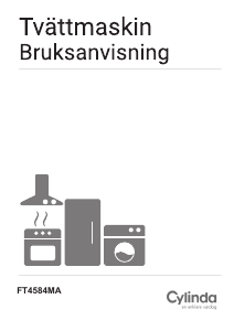 Bruksanvisning Cylinda FT 4584MA Mikrofiber Tvättmaskin