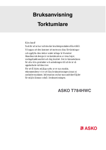 Bruksanvisning Asko T784HWC Torktumlare