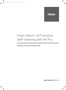 Manual Haier HWO60S14TPB5 Oven