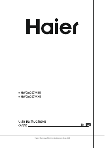 Manual Haier HWO60S7MX5 Oven