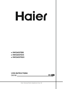 Manual Haier HWO60S7EB5 Oven