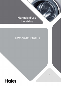 Manuale Haier HW100-B14367U1 Lavatrice