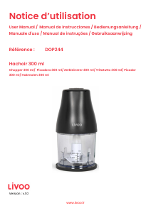 Manual de uso Livoo DOP244N Picador