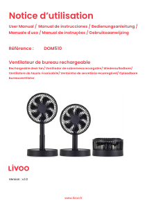 Manual Livoo DOM510N Ventilador