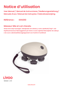 Manual de uso Livoo DOS202 Masajeador