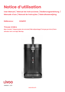 Mode d’emploi Livoo DOM511 Système de tireuse