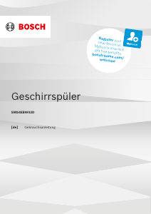 Bedienungsanleitung Bosch SMS4EBW02D Geschirrspüler