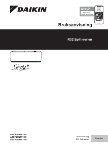 Bruksanvisning Daikin ATXP25N5V1B9 Luftkonditionering