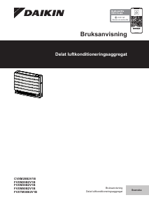 Bruksanvisning Daikin FVXM35B2V1B Luftkonditionering