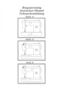 Manual RCE EVA Royal 3000 Sewing Machine