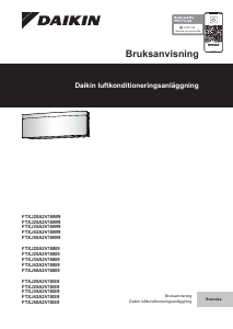 Bruksanvisning Daikin FTXJ20A2V1BS9 Luftkonditionering